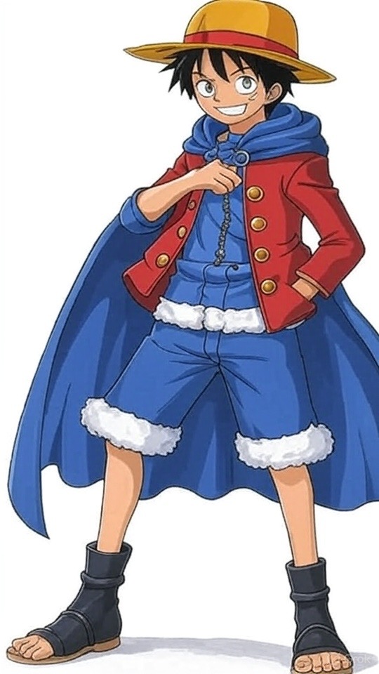 Luffy (KH) — Main Era concept design